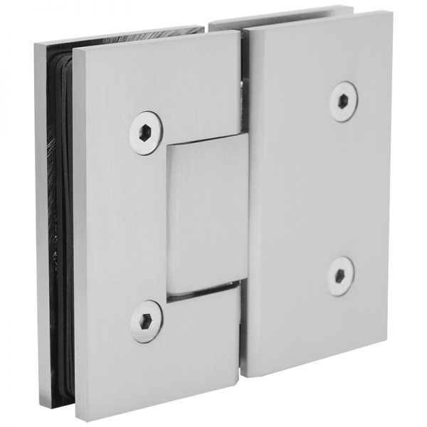 SSSFH180BN STANDARD HINGE FOR GLASS TO GLASS AT 180° - BRUSHED NICKEL