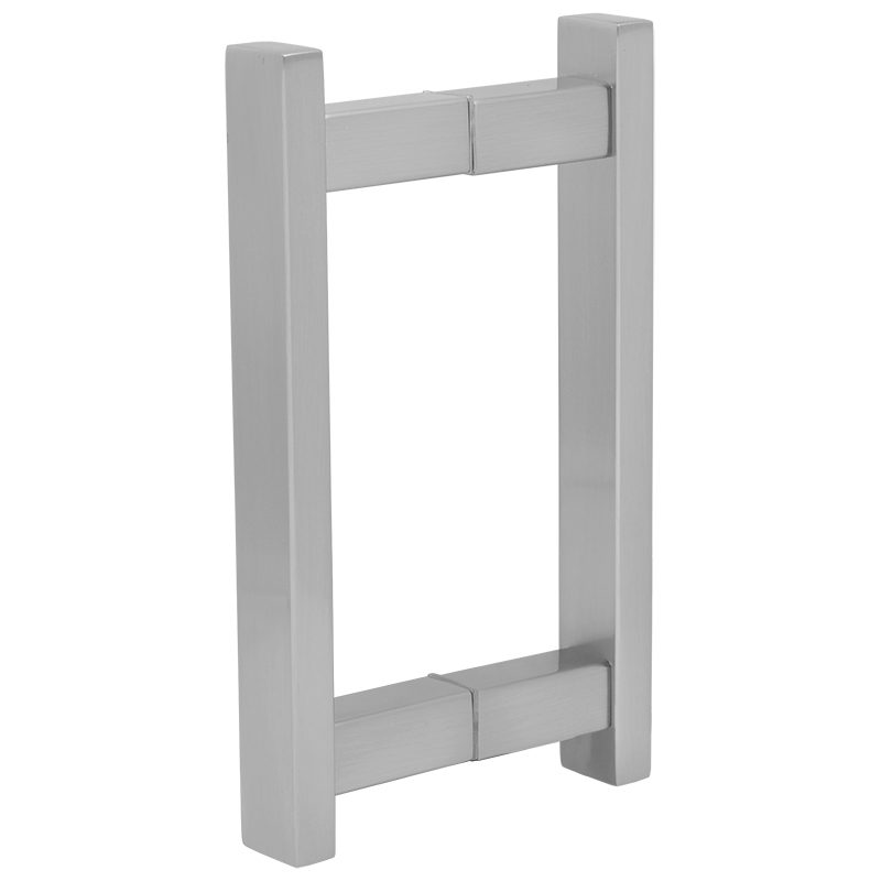 SSSFDHSQ8BN SQUARE LADDER GLASS DOOR HANDLE 8" - BRUSHED NICKEL