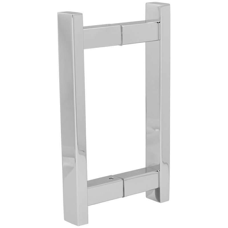 SSSFDHSQ8CP SQUARE LADDER GLASS DOOR HANDLE 8" - CHROME