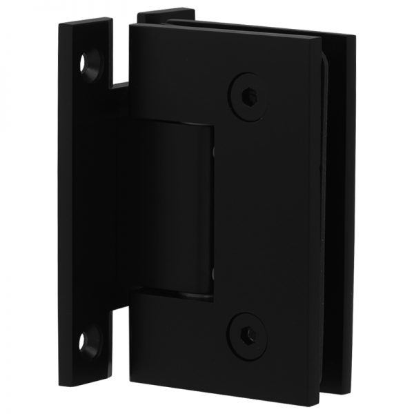 SSSFHWHB STANDARD HINGE H-CLIP FOR GLASS TO WALL - SATIN BLACK