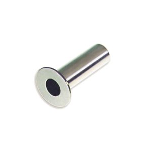 SSCBSL1478 STAINLESS PROTECTOR SLEEVE 1/4"OD x 7/8" LONG (FOR WOOD POSTS)