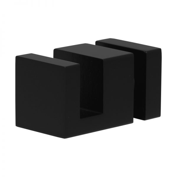 SSSFDTSQRB OFF-THE-GLASS SQUARE TOWEL HOLDER 25 x 33mm - SATIN BLACK