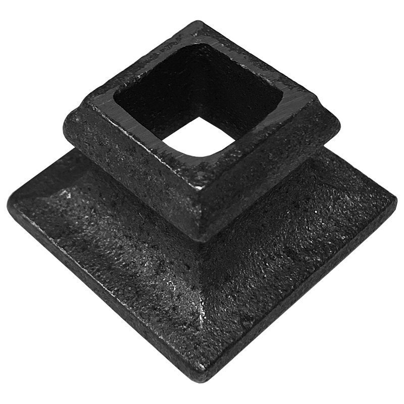 9503 1/2"SQ. CAST SHOE 1 3/8"W x 7/8"H (HOLLOW BASE)