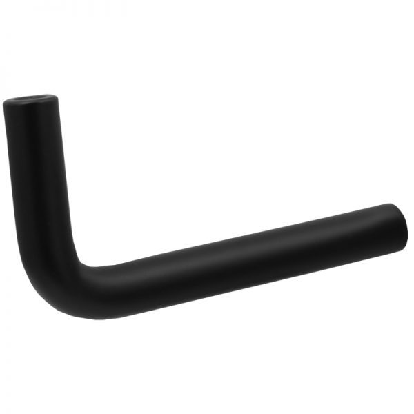 EL314DTB 3 1/4" RAIL ELBOW WITH DRILLED & TAPPED ENDS (BLACK)
