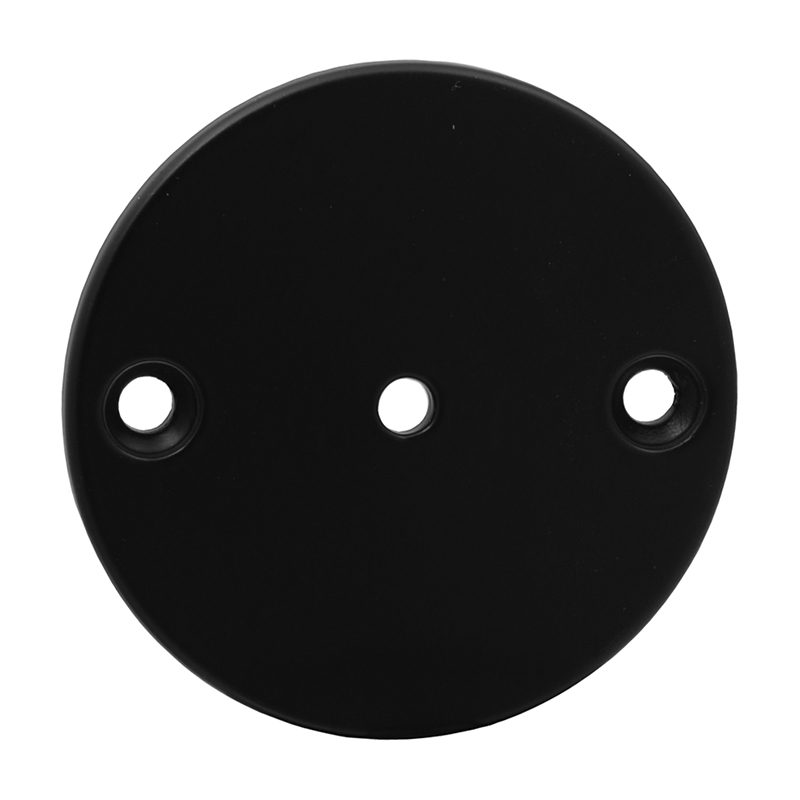 FD331631B 3"RD. STEEL FLAT DISC WITH 2 HOLES (BLACK)