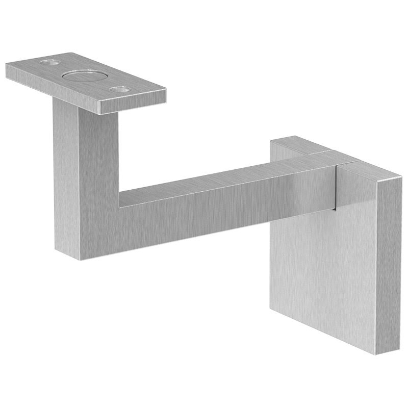 Stainless Square Fixed Concealed Wall Brackets | Euro EAC