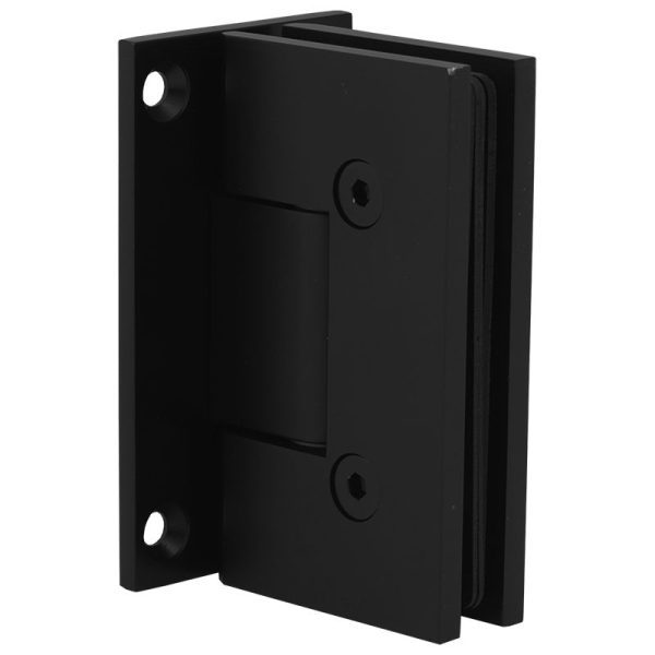 STANDARD HINGE WITH FULL BACK PLATE - GLASS TO WALL